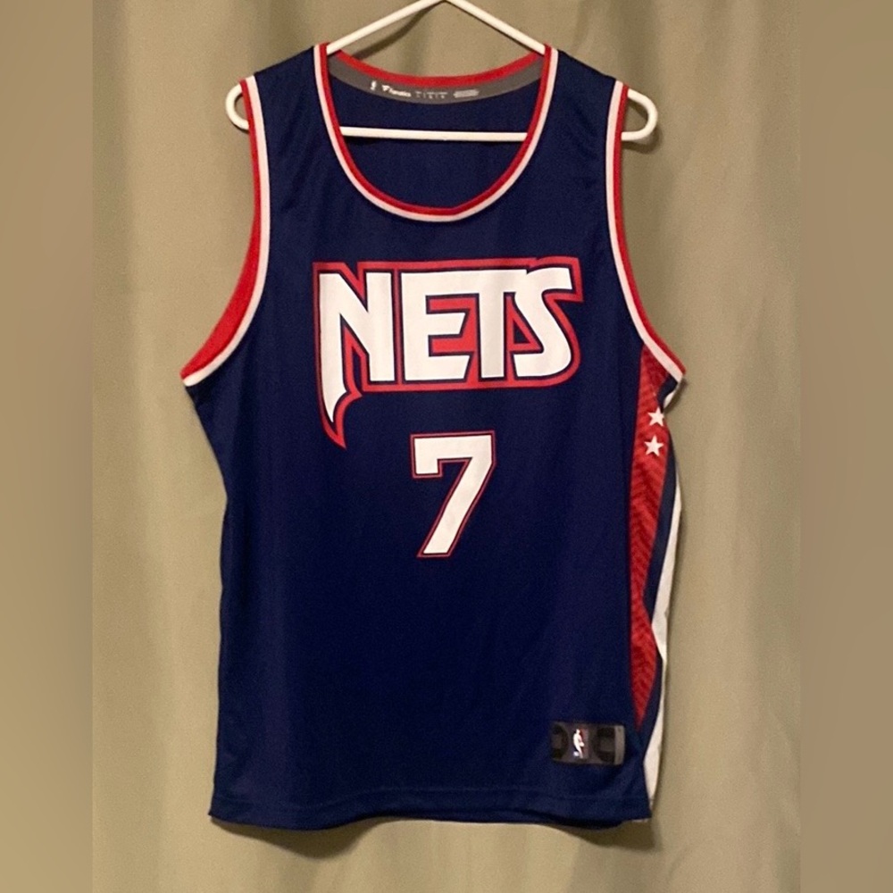 New Jersey Nets Nets Kevin Durant 7 NBA Fanatics City Fast Break Jersey Size L